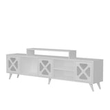 Comodă TV Sinef, Diverse culori, 180x30x46 cm - Alb | SKU: 851AVH3083 | Comodă TV Sinef, 180x30x46 cm, varianta Alb, produs pentru amenajarea locuinței, disponibil online în România la CasaMob