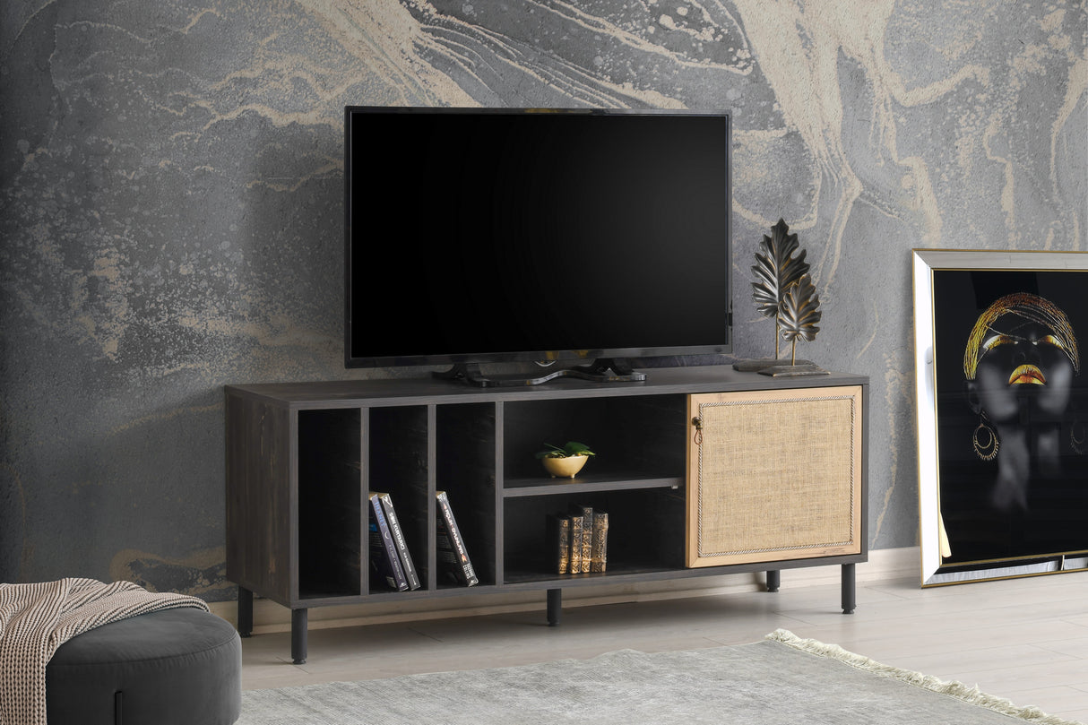 Comodă TV Morella, Maro închis, 140x40x55 cm
