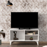 Comoda TV Zisino, Alb - Crem - Nuc - Gri (diverse dimensiuni) - Alb, SKU 854KLN3009