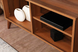 Comoda TV Zisino, Alb - Crem - Nuc - Gri (diverse dimensiuni) - Maro, SKU 854KLN3009