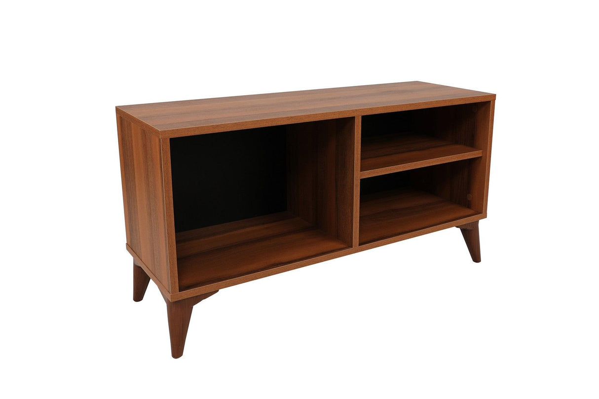 Comoda TV Zisino, Alb - Crem - Nuc - Gri (diverse dimensiuni) - Maro, SKU 854KLN3009