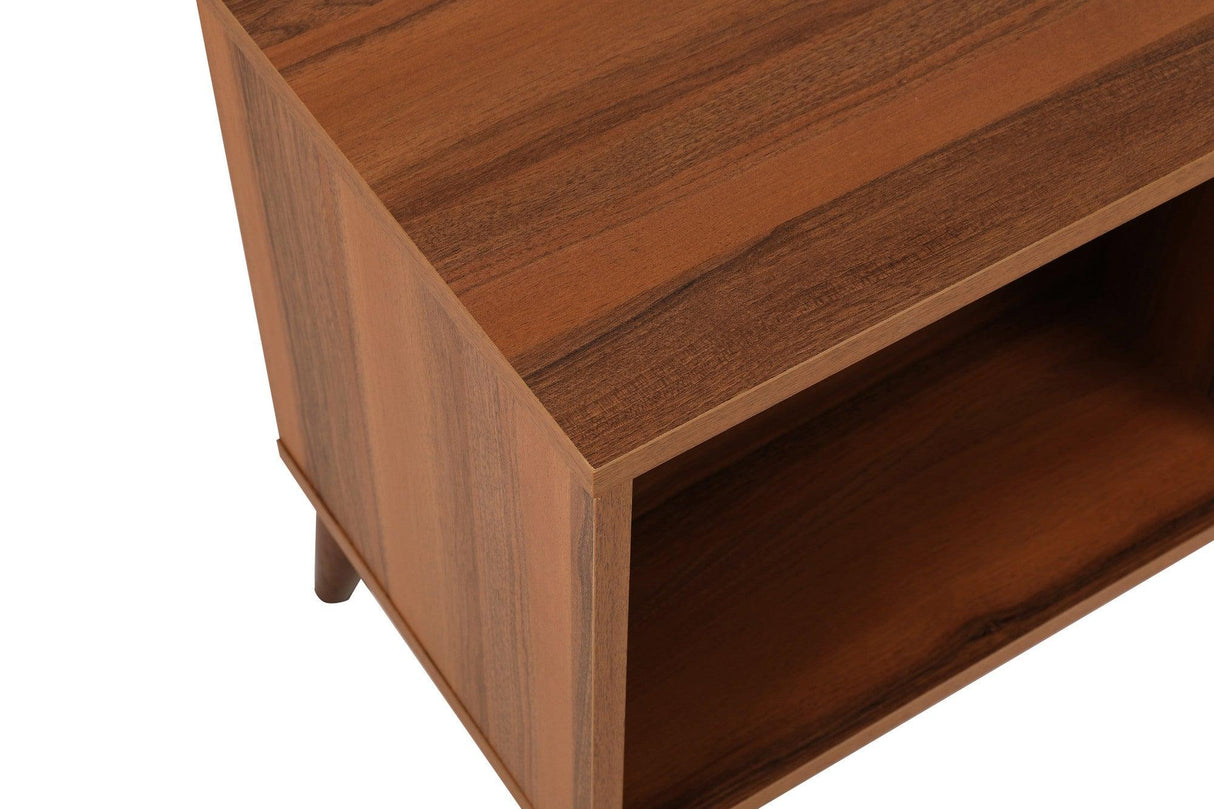 Comoda TV Zisino, Alb - Crem - Nuc - Gri (diverse dimensiuni) - Maro, SKU 854KLN3009