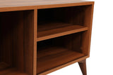 Comoda TV Zisino, Alb - Crem - Nuc - Gri (diverse dimensiuni) - Maro, SKU 854KLN3009