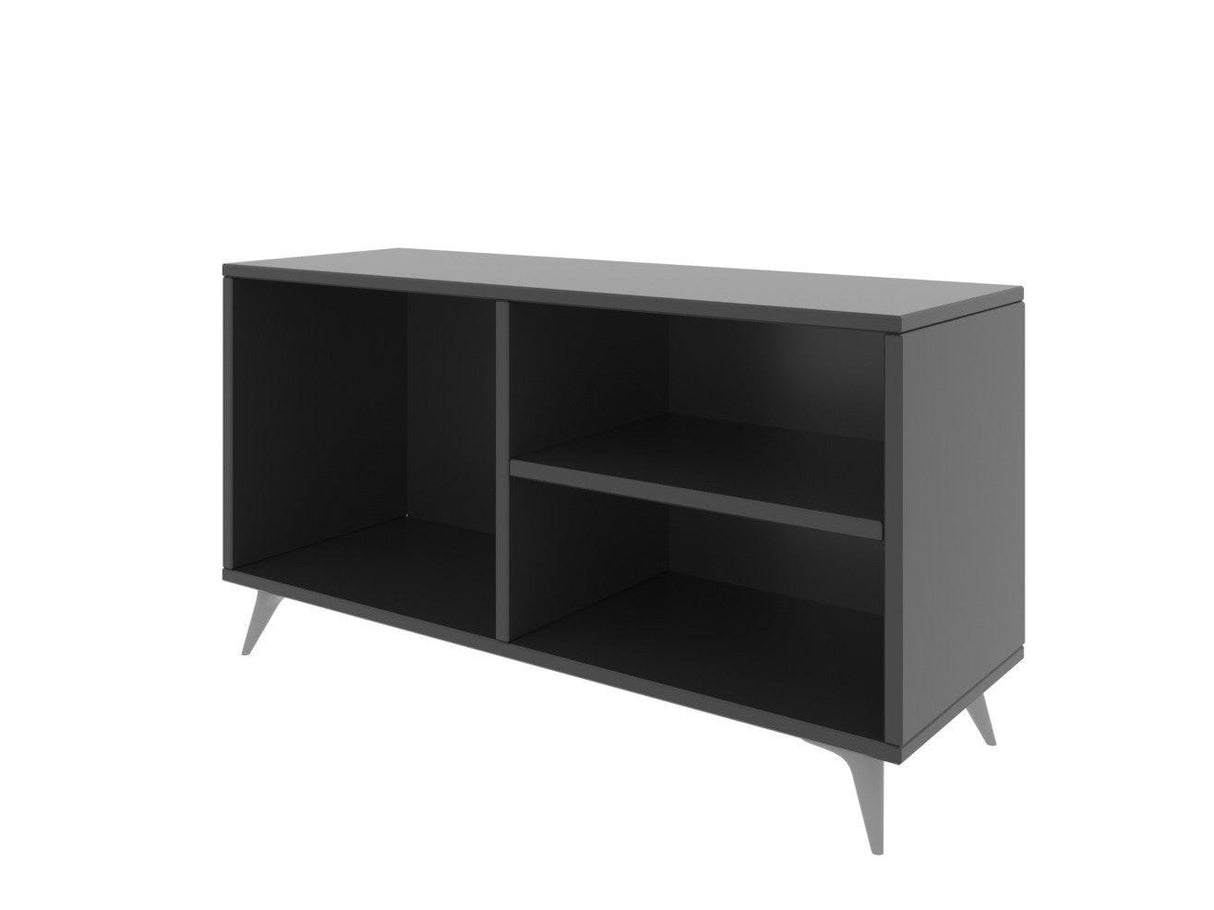 Comoda TV Zisino, Alb - Crem - Nuc - Gri (diverse dimensiuni) - Gri, SKU 854KLN3009