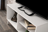Comoda TV Zisino, Alb - Crem - Nuc - Gri (diverse dimensiuni) - Alb, SKU 854KLN3009