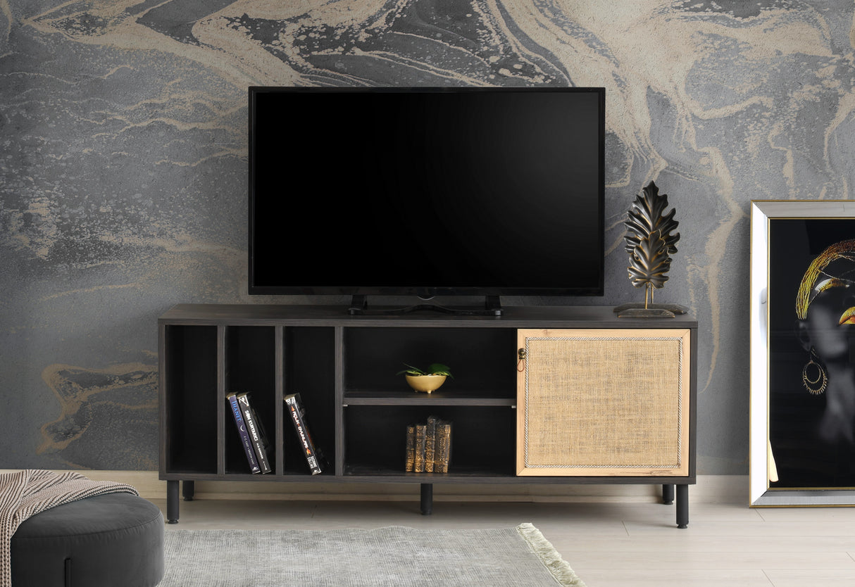 Comodă TV Morella, Maro închis, 140x40x55 cm