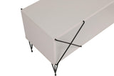 COMODA TV Street, Galben - Gri - Alb - Maro, 120 x 40 x 30 cm - Alb, SKU 854KLN3055