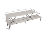 COMODA TV Street, Galben - Gri - Alb - Maro, 120 x 40 x 30 cm - Alb, SKU 854KLN3055