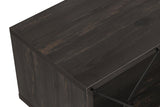 COMODA TV Street, Galben - Gri - Alb - Maro, 120 x 40 x 30 cm - Maro inchis, SKU 854KLN3055