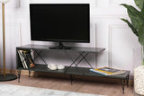 COMODA TV Street, Galben - Gri - Alb - Maro, 120 x 40 x 30 cm - Gri, SKU 854KLN3055
