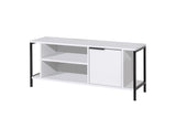 Comodă TV Bond, Diverse culori, 120x35x48 cm - Alb - Negru | SKU: 854KLN3065 | Comodă TV Bond, 120x35x48 cm, varianta Alb - Negru, produs pentru amenajarea locuinței, disponibil online în România la CasaMob