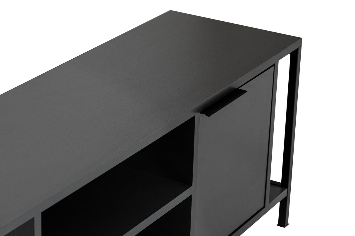 Comodă TV Bond, Diverse culori, 120x35x48 cm - Antracit - Negru | SKU: 854KLN3066 | Comodă TV Bond, 120x35x48 cm, varianta Antracit - Negru, produs pentru amenajarea locuinței, disponibil online în România la CasaMob
