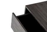 Comodă TV Escape 140 - Rebab, Maro închis - Negru, 140x40x50 cm