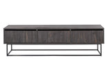 Comodă TV Kordon 180 - Rebab, Maro închis - Negru, 180x40x50 cm