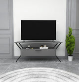 Comodă TV Tarz, Diverse culori, Diverse dimensiuni - Antracit - Negru - 124x35x54 cm | SKU: 854KLN3078 | Comodă TV Tarz, varianta Antracit - Negru - 124x35x54 cm, produs pentru amenajarea locuinței, disponibil online în România la CasaMob