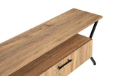 Comodă TV Tarz, Diverse culori, Diverse dimensiuni - Nuc - Negru - 125x35x54 cm | SKU: 854KLN3079 | Comodă TV Tarz, varianta Nuc - Negru - 125x35x54 cm, produs pentru amenajarea locuinței, disponibil online în România la CasaMob