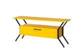 Comodă TV Tarz, Diverse culori, Diverse dimensiuni - Galben - Negru - 125x35x54 cm | SKU: 854KLN3081 | Comodă TV Tarz, varianta Galben - Negru - 125x35x54 cm, produs pentru amenajarea locuinței, disponibil online în România la CasaMob