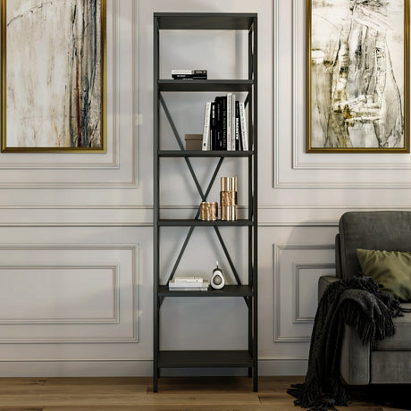 Bibliotecă Suadiye, Diverse culori, 50x30x180 cm