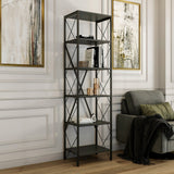 Bibliotecă Suadiye, Diverse culori, 50x30x180 cm - Antracit - Negru | SKU: 854KLN3613 | Bibliotecă Suadiye, 50x30x180 cm, varianta Antracit - Negru, produs pentru amenajarea locuinței, disponibil online în România la CasaMob