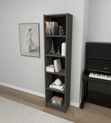 Bibliotecă Fulya, Diverse culori, 40x28x180 cm - Gri închis | SKU: 854KLN4710 | Bibliotecă Fulya, 40x28x180 cm, varianta Gri închis, produs pentru amenajarea locuinței, disponibil online în România la CasaMob