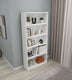 Alb | SKU: 854KLN4713 | Bibliotecă Manolya, 80x28x180 cm, varianta Alb, produs pentru amenajarea locuinței, disponibil online în România la CasaMob