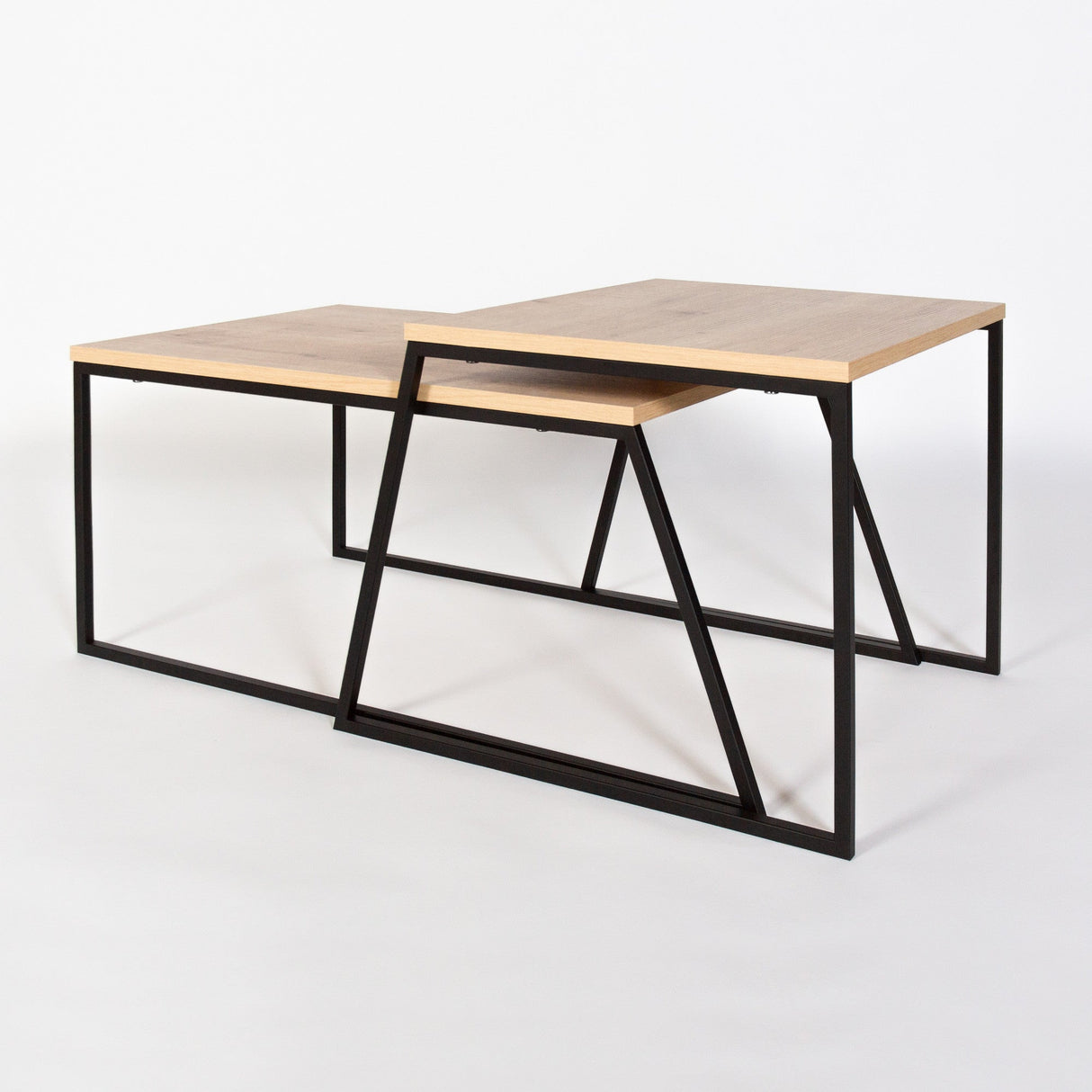 Măsuță de cafea Pal Orta Sehpa, Diverse culori, 88x50x38 cm - Stejar - Negru | SKU: 855DTE2917 | Măsuță de cafea Pal Orta Sehpa, 88x50x38 cm, varianta Stejar - Negru, produs pentru amenajarea locuinței, disponibil online în România la CasaMob