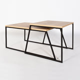 Măsuță de cafea Pal Orta Sehpa, Diverse culori, 88x50x38 cm - Stejar - Negru | SKU: 855DTE2917 | Măsuță de cafea Pal Orta Sehpa, 88x50x38 cm, varianta Stejar - Negru, produs pentru amenajarea locuinței, disponibil online în România la CasaMob