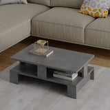 Măsuță de cafea Manus - Retro Grey, Gri, 80x50x28 cm