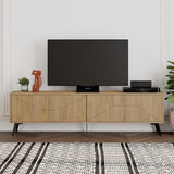 Comodă TV Dune, Diverse culori, 180x30x50 cm - Stejar | SKU: 855DTE3095 | Comodă TV Dune, 180x30x50 cm, varianta Stejar, produs pentru amenajarea locuinței, disponibil online în România la CasaMob