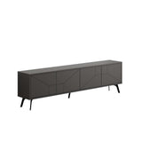 Comodă TV Dune, Diverse culori, 180x30x50 cm - Antracit | SKU: 855DTE3171 | Comodă TV Dune, 180x30x50 cm, varianta Antracit, produs pentru amenajarea locuinței, disponibil online în România la CasaMob