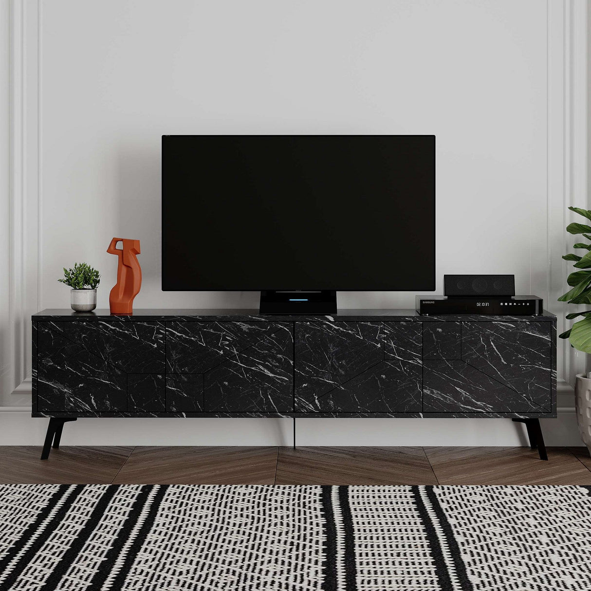 Comodă TV Dune, Diverse culori, 180x30x50 cm - Bendir | SKU: 855DTE3172 | Comodă TV Dune, 180x30x50 cm, varianta Bendir, produs pentru amenajarea locuinței, disponibil online în România la CasaMob