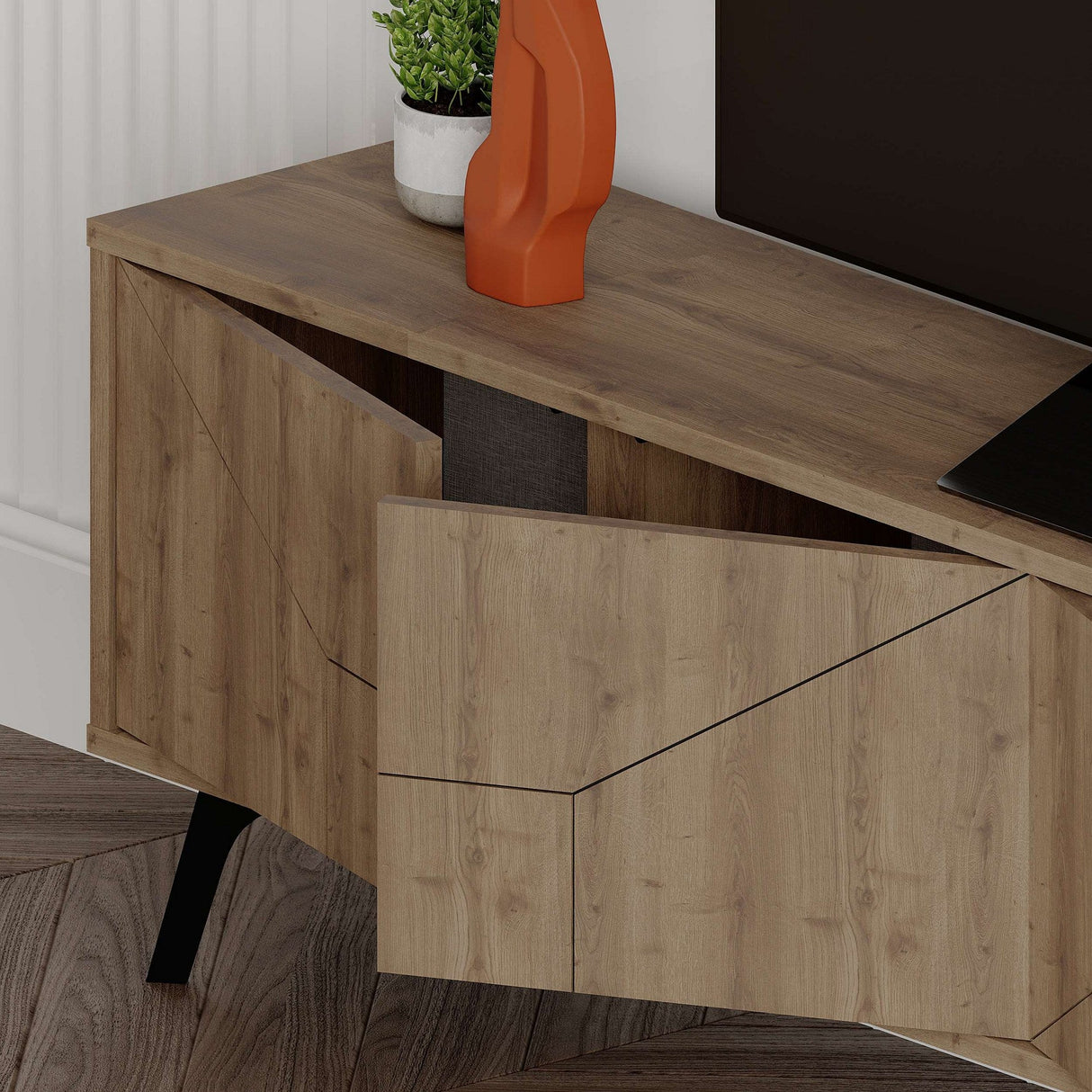 Comodă TV Dune, Diverse culori, 180x30x50 cm - Hitit | SKU: 855DTE3173 | Comodă TV Dune, 180x30x50 cm, varianta Hitit, produs pentru amenajarea locuinței, disponibil online în România la CasaMob