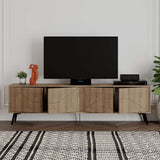 Comodă TV Dune, Diverse culori, 180x30x50 cm - Hitit | SKU: 855DTE3173 | Comodă TV Dune, 180x30x50 cm, varianta Hitit, produs pentru amenajarea locuinței, disponibil online în România la CasaMob