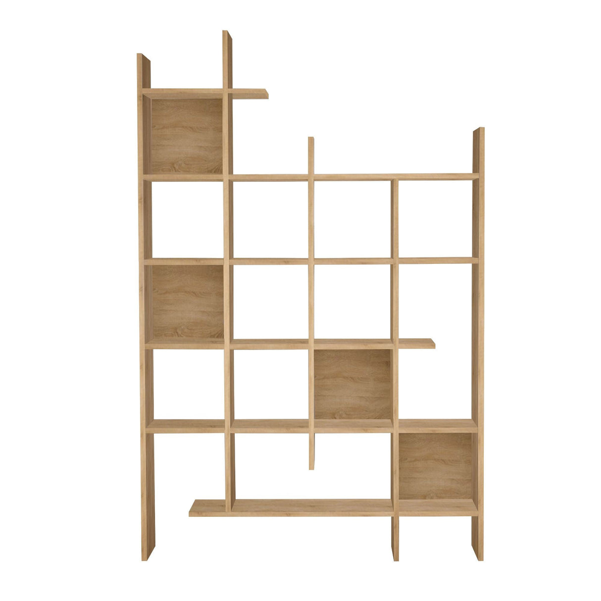 Bibliotecă Manco, Diverse culori, 122x26x188 cm - Stejar | SKU: 855DTE3695 | Bibliotecă Manco, 122x26x188 cm, varianta Stejar, produs pentru amenajarea locuinței, disponibil online în România la CasaMob