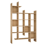 Bibliotecă Manco, Diverse culori, 122x26x188 cm - Stejar | SKU: 855DTE3695 | Bibliotecă Manco, 122x26x188 cm, varianta Stejar, produs pentru amenajarea locuinței, disponibil online în România la CasaMob