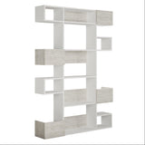 Biblioteca Mete Gunes 5 Rafturi, 120x27x171 cm - Alb, SKU 855DTE3720
