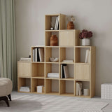 Bibliotecă Paleo, Diverse culori, 151x28x151 cm - Sapphire - Stejar | SKU: 855DTE3783 | Bibliotecă Paleo, 151x28x151 cm, varianta Sapphire - Stejar, produs pentru amenajarea locuinței, disponibil online în România la CasaMob