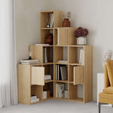 Bibliotecă Paleo, Diverse culori, 151x28x151 cm - Sapphire - Stejar | SKU: 855DTE3783 | Bibliotecă Paleo, 151x28x151 cm, varianta Sapphire - Stejar, produs pentru amenajarea locuinței, disponibil online în România la CasaMob