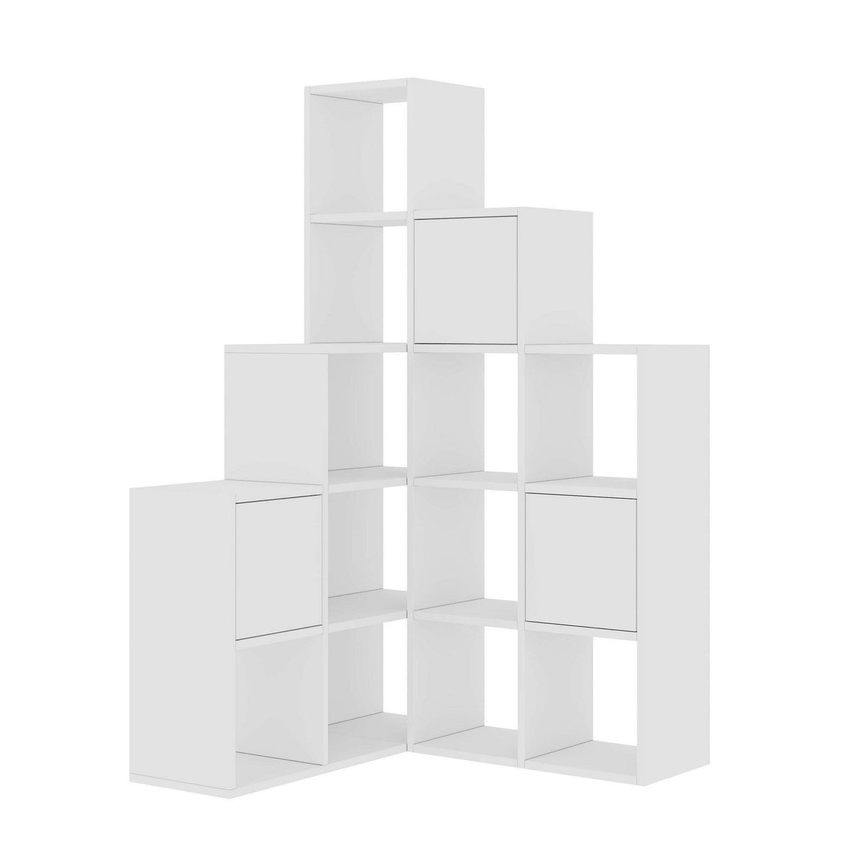 Bibliotecă Paleo, Diverse culori, 151x28x151 cm - Alb | SKU: 855DTE3785 | Bibliotecă Paleo, 151x28x151 cm, varianta Alb, produs pentru amenajarea locuinței, disponibil online în România la CasaMob