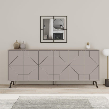 Consola Dune  Living cu 6 Usi 184 x 78 x 35 cm