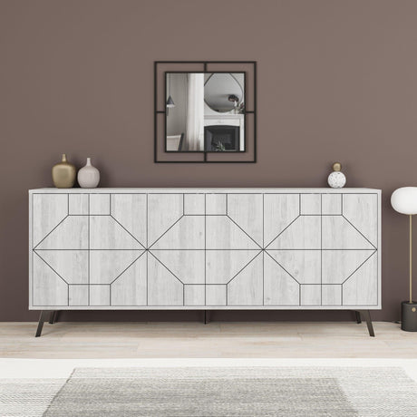 Consola Dune  Living cu 6 Usi 184 x 78 x 35 cm
