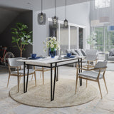 Masă dining extensibilă Pal, Diverse culori, 132x80x76 cm - Alb | SKU: 855DTE4602 | Masă dining extensibilă Pal, 132x80x76 cm, varianta Alb, produs pentru amenajarea locuinței, disponibil online în România la CasaMob