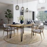 Masă dining extensibilă Pal, Diverse culori, 132x80x76 cm - Stejar | SKU: 855DTE4604 | Masă dining extensibilă Pal, 132x80x76 cm, varianta Stejar, produs pentru amenajarea locuinței, disponibil online în România la CasaMob
