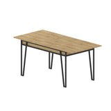 Masă dining extensibilă Pal, Diverse culori, 132x80x76 cm - Stejar | SKU: 855DTE4604 | Masă dining extensibilă Pal, 132x80x76 cm, varianta Stejar, produs pentru amenajarea locuinței, disponibil online în România la CasaMob