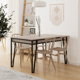 Masă dining extensibilă Pal, Diverse culori, 132x80x76 cm - Maro deschis | SKU: 855DTE4605 | Masă dining extensibilă Pal, 132x80x76 cm, varianta Maro deschis, produs pentru amenajarea locuinței, disponibil online în România la CasaMob