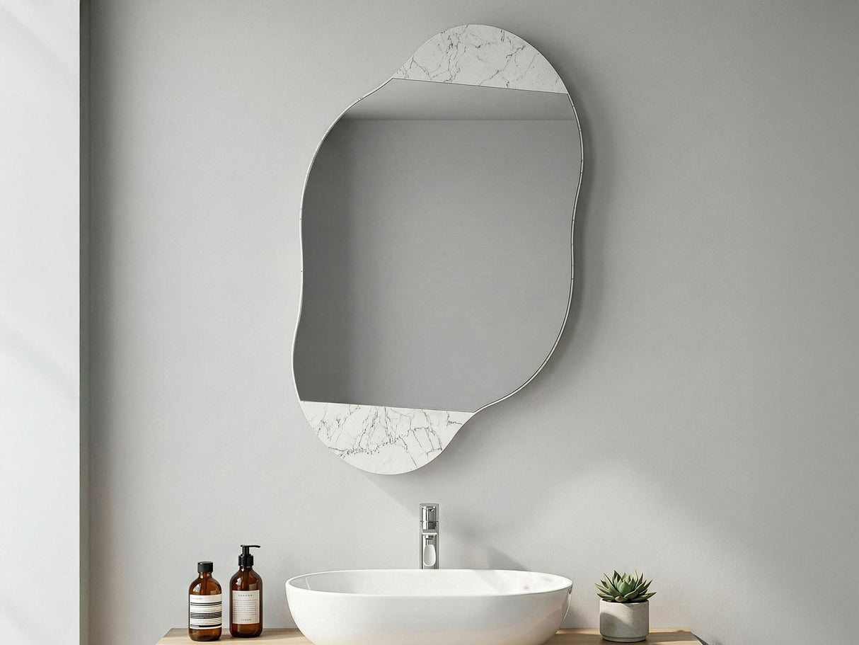 Dulap de baie Cloud Storage Bathroom Wall Mirror, Diverse culori, 60x13x75 cm - Carrara | SKU: 855DTE5114 | Dulap de baie Cloud Storage Bathroom Wall Mirror, 60x13x75 cm, varianta Carrara, produs pentru amenajarea locuinței, disponibil online în România la CasaMob