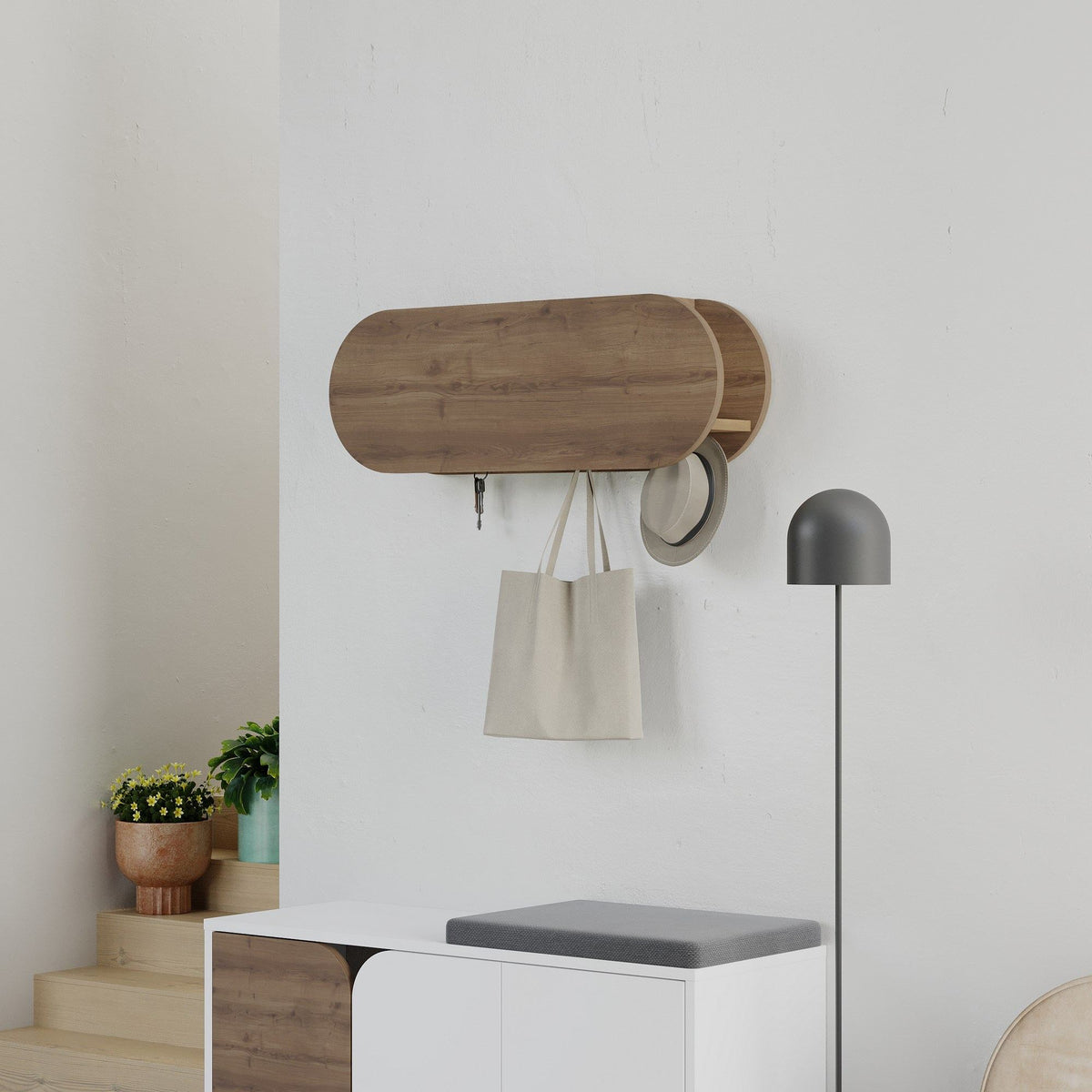 Cuier Kroma, Diverse culori, 84x16x29 cm, SKU 855DTE5153, imagine 2