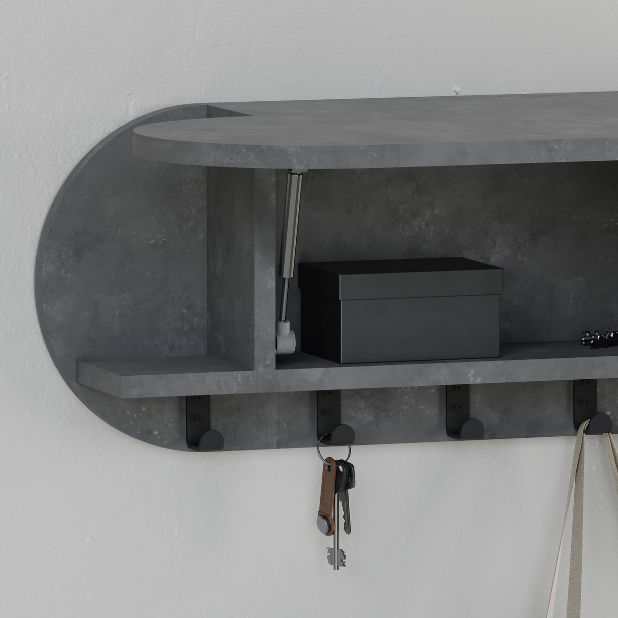 Cuier Kroma, Diverse culori, 84x16x29 cm - Cuier Kroma, Diverse culori, 84x16x29 cm, SKU 855DTE5154, imagine 11