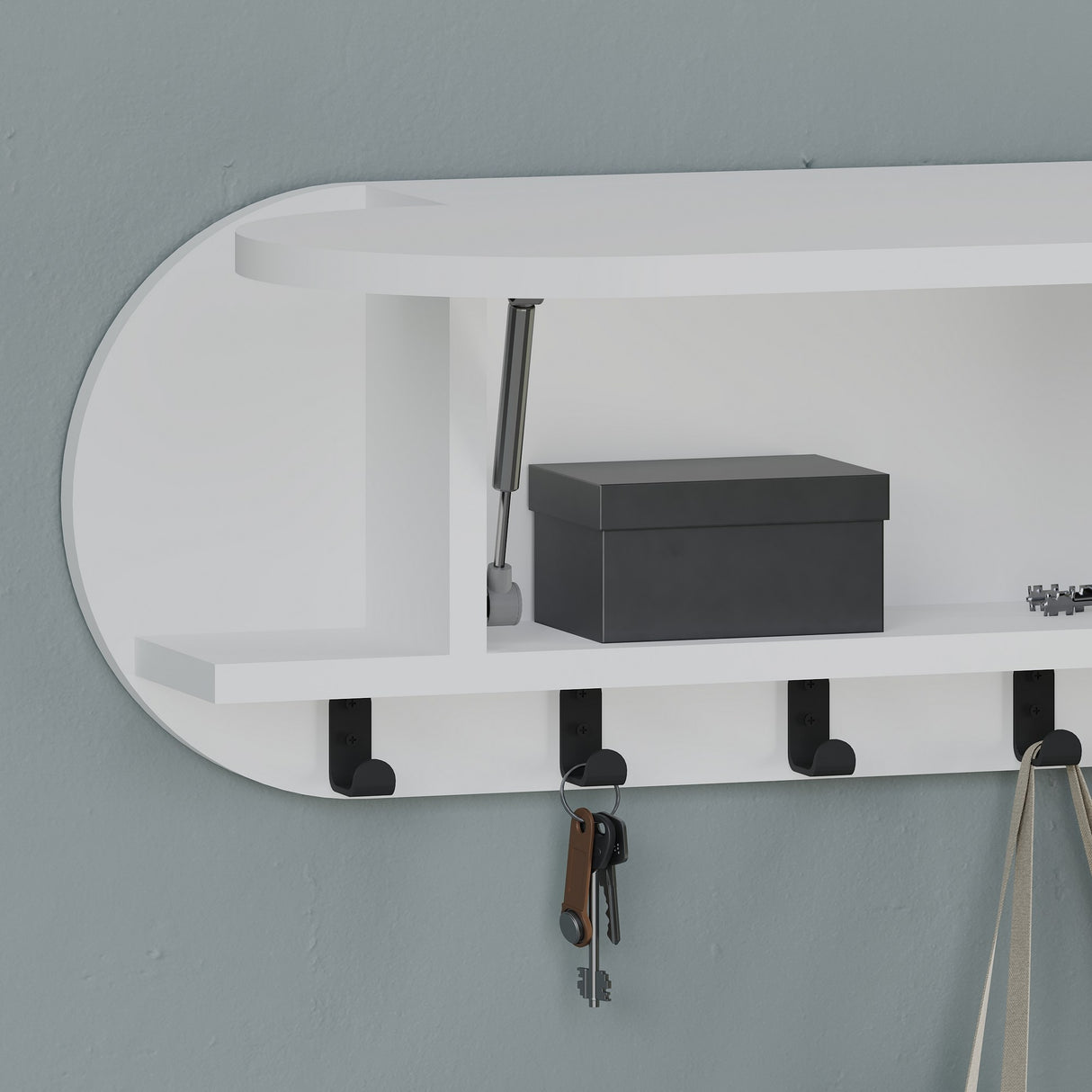 Cuier Kroma, Diverse culori, 84x16x29 cm - Cuier Kroma, Diverse culori, 84x16x29 cm, SKU 855DTE5155, imagine 19