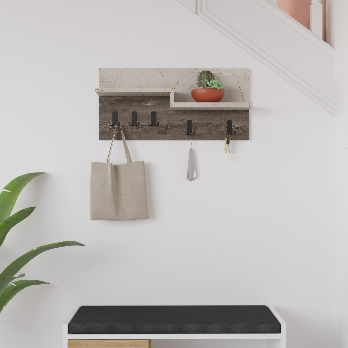 Cuier Harmon, Diverse culori, 65x15x31 cm - Cuier Harmon, Diverse culori, 65x15x31 cm, SKU 855DTE5158, imagine 13